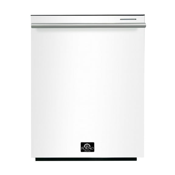 Forno Pozzo 24 " Built-In Tall Tub Top Control White Dishwasher, 49 dBA