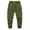 Army Green, variant on SwiftWear Women's Cargo Joggers with Elastic Waist,Cuffed Ankle Cropped Pants Multiple Pocket Plus Size Casual Trousers M-4XL
