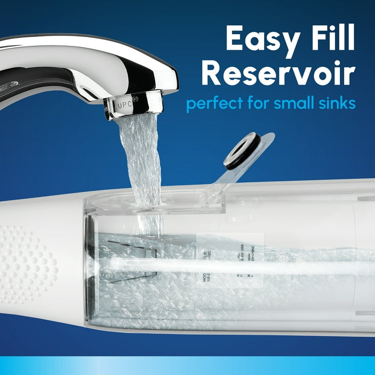 Waterpik, Cordless Express Portable Water Flosser, WF-02, 2 Tips