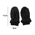 thumbnail image 2 of Gants de Ski d'Hiver Imperméables et Simples pour Enfants, Noir, 2 of 5