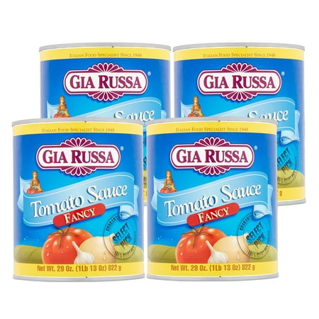 (4 Pack) Gia Russa Fancy Tomato Sauce, 29 oz