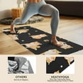 thumbnail image 4 of Shiba Inu Hot Yoga Mat Towel Non Slip for Hot Yoga - Quick-Drying Yoga Mat Cover with 4 Corner Pockets with Travel Bag - Hot Yoga Towel Non Slip 74"x26", 4 of 6
