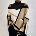 thumbnail image 3 of Blouses for women dressy casual Polyester,Spandex Soft Clothing M Brown womens blouses, 3 of 3