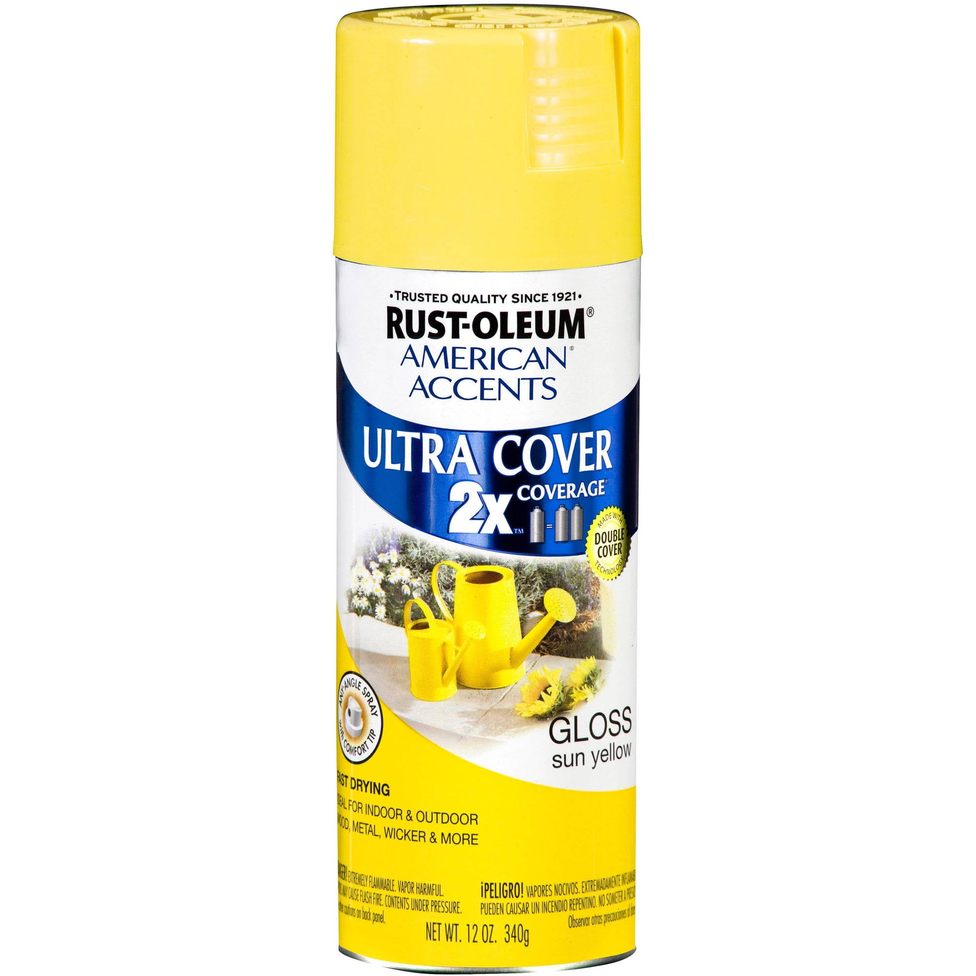 RustOleum Gloss Sun Yellow Ultra Cover 2x