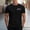 Black, variant on Dolkfu Mountain Golf Shirts for Men Gray Crew Neck Short Sleeve Tops Printed Minimalist T-Shirts Men'S&nbsp;Shirts