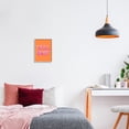 thumbnail image 5 of Stupell Industries Well Sh*t Orange & Pink Inspirational Painting Gray Framed Art Print Wall Art, 11 x 14, 5 of 9