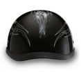 thumbnail image 4 of DAYTONA Novelty Skull Cap 1/2 Half Motorcycle Helmet 35 Styles NON DOT XS-XXL, 4 of 6