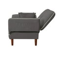 thumbnail image 5 of Veryke Mid Century Sofa Sleeper Beds, Sofa Couch with 2 Pillows - Gray, 5 of 7