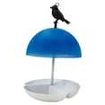 thumbnail image 2 of Alimentador de aves colibríes alimentador al aire libre gran capacidad metal, dispensador de alimentos, estación de alimentación de pájaros para patio, 2 of 8