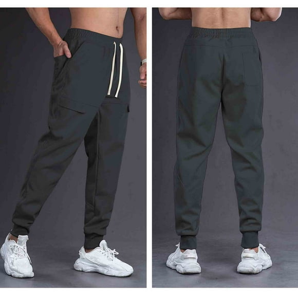 Jogger Cargo Pants Men Cargo Jogger Pants Sweatpants Open Bottom Outdoor Pants Men Tall Sweatpants Sweatpants for Men Baggy Men's Cargo Sweat Pants Work Cargo Pants