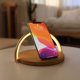 thumbnail image 2 of inalámbrica simple y moderna (madera), cargador inalámbrico rápido de 15 W máx., control táctil, brillo de 3 niveles, para Galaxy S10/S20/Note 10, iPhone X/11/11 Pro, Airpods 2, LG V50/G7/G8, 2 of 5