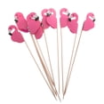 thumbnail image 2 of 10 Piezas De Fmingo Picks Pastel De Adornos De Bienvenida Al Bebé Decoración Del Partido Yotijar Flamingo Cake Topper, 2 of 8