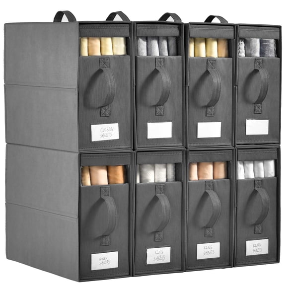 Organizadores y almacenamiento de ropa de cama, paquete de 8 unidades, Freebat
