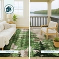 thumbnail image 4 of Addison Rugs Chantille Indoor/Outdoor Transitional Lodge Green Machine Washable Rectangle Rug, 3' x 5', 4 of 8