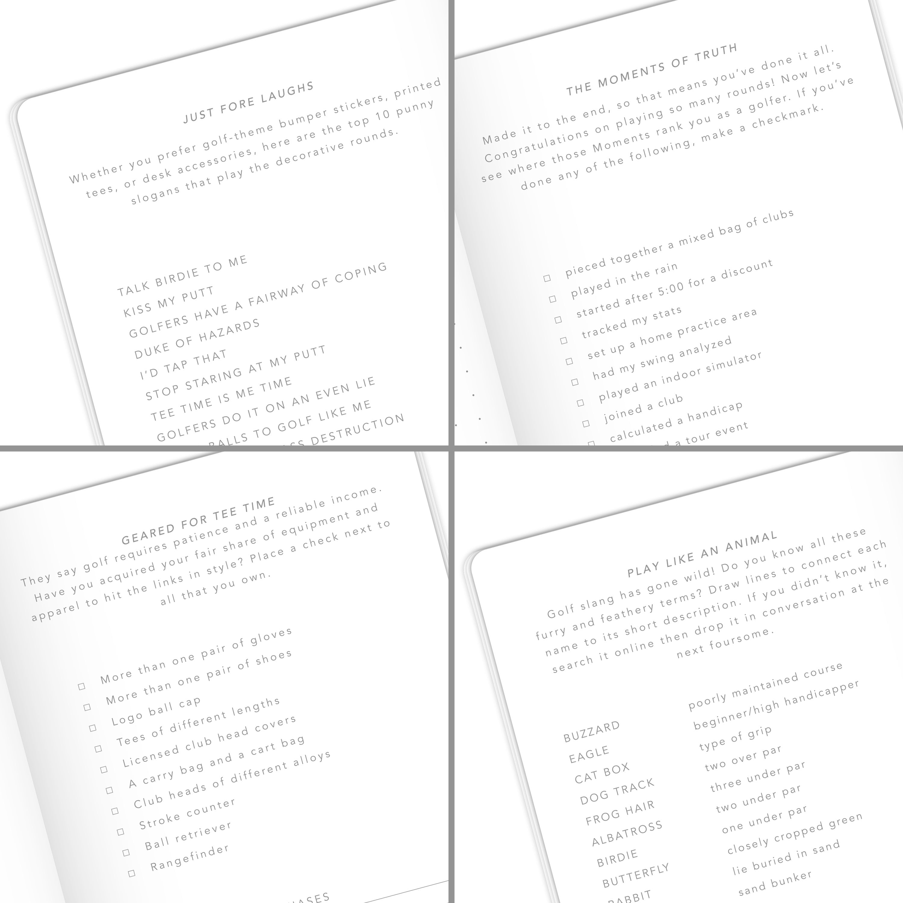 Mead Moments Pocket Journal – Golf