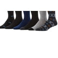 thumbnail image 2 of Perry Ellis Men's Holiday Truck Fair Isle Print Crew Socks Black Size Regular, 2 of 3