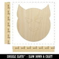 thumbnail image 2 of Happy Devil Face Emoticon Wood Shape Unfinished Piece Cutout Craft DIY Projects - 6.25 Inch Size - 1/8 Inch Thick, 2 of 7