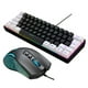 thumbnail image 1 of Kit de Teclado y mouse HXSJ V700BW+X100 USB retroiluminación RGB 61 teclas, 1 of 8
