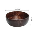 thumbnail image 6 of Yesbay Coconut Wood Bowl Vegan Gift from Natural Coconut Shells Smoothie Acai Buddha Bowls Rustic Serving Bowls Artisanal Coconut Dishes for Warm/Cold Foods, 6 of 8