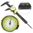 thumbnail image 4 of Vernier Caliper, Dial Vernier Caliper, 0.01 Mm Precisión Plástico Herramienta De Medición Rápida Y Precisa Para La Industria Biomédica, 0-150 Mm Blanco, Calibradores Vernier, 4 of 8