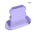 thumbnail image 2 of Matsuzay 4Pcs Mobile Phone Stopper Dust Proof USB Protection Anti-dust Cap Micro Charging Port Replacement for 13/Mini/Pro/Pro Max Cables de audio/vídeo Púrpura claro, 2 of 4