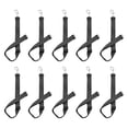 thumbnail image 2 of 10x Chevaux Seau d'Eau Sangles pour Cheval Stalles Résistant Utiliser Facilement Cintre Sangle de Suspension pour les Mangeoires Extérieures Réglable Noir, 2 of 10