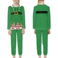 thumbnail image 3 of Renewold Soft Winter Pajama for Family All Sizes Christmas Warm Long Sleeve Tops & Long Sweatpants Set for 7-8 Years Old Kids 2 Pieces Sleepwear Nightwear, 3 of 5