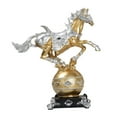 thumbnail image 3 of Adorno de caballo Figura de caballo Estatua Chimenea Escritorio Gabinete Decoraciones para el hogar Estante Soporte de TV Adorno de caballo de 24 x 27 x 11 cm, 3 of 8
