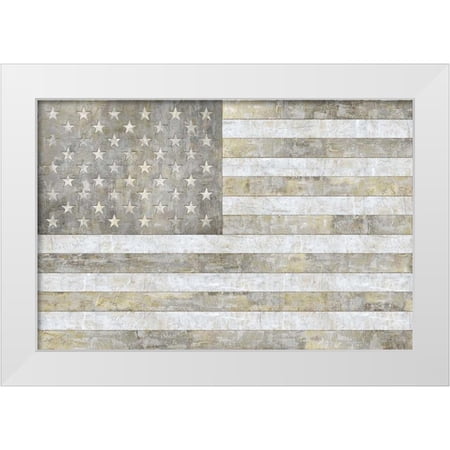 Wilson Luke 24x17 White Modern Wood Framed Museum Art Print Titled - Pledge