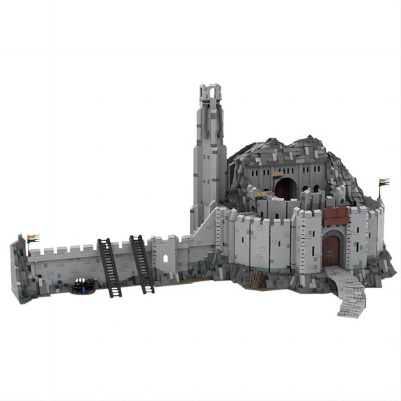MOC-41261 Helm's Deep, UCS scale Building Blocks Medieval Castle Bricks Toys 6189pcs
