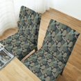 thumbnail image 5 of Stretch Parson Chair Slipcovers for Dining Room Set of 4,Vintage Floral Printed Dining Chair Covers Farmhouse Washable Removable Chair Seat Protectors Covers for Kitchen,Wedding,Ceremony,Green, 5 of 6