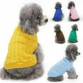 thumbnail image 6 of Winter Knitted Puppy Dog Jumper Sweater Pet Clothes For Small Dogs Dog Coat, 6 of 10