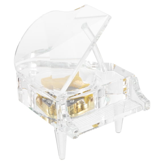 Masteelf Piano Music Box Transparent Perfect Decoration Child