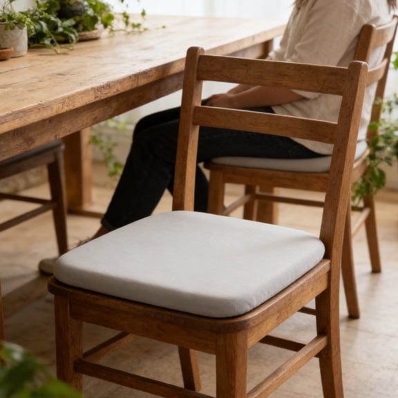 Chair Cushion, Seat Cushion, Slow Rebound Foam Chair Pad, Non-Slip Breathable Stool Cushion For Kitchen Office Restaurant Classroom Car