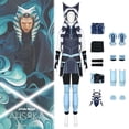 thumbnail image 2 of Disfraz de Star Wars Ahsoka Tano para mujeres y niños, disfraz de Caballero Jedi de las Guerras Clon, sombrero de uniforme Ahsoka Tano, disfraces de Halloween, 2 of 4