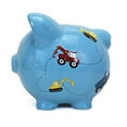thumbnail image 5 of Bank Construction Pig Piggy Bank Ceramic Dump Truck Tow 3617, 5 of 5