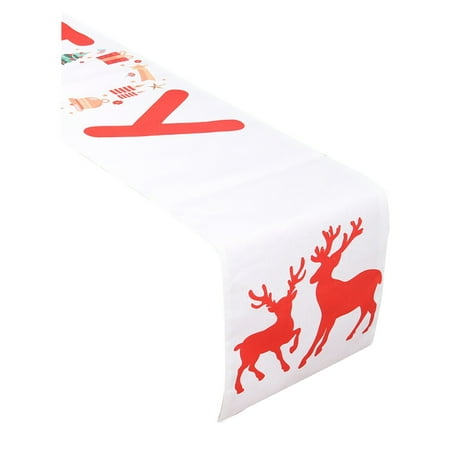 

AIMAOMI Christmas Tree Merry Christmas Table Runner Seasonal Winter Holiday Kitchen Table Decorations For Indoor Outdoor Home Party Decorations 13 X 71 Inches H
