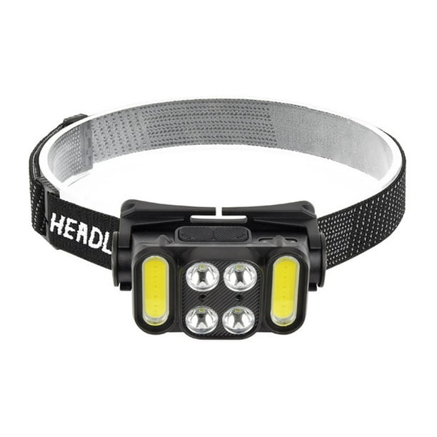 Linterna frontal LED impermeable portátil Shamjiam 6 modos ajustable para pesca ciclismo senderismo