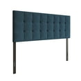 thumbnail image 4 of Home Design Ecorse Full Tufted Upholstered Headboard with Button Tufting and Foam Padding, Denim Blue, Easy Assembly, 4 of 5