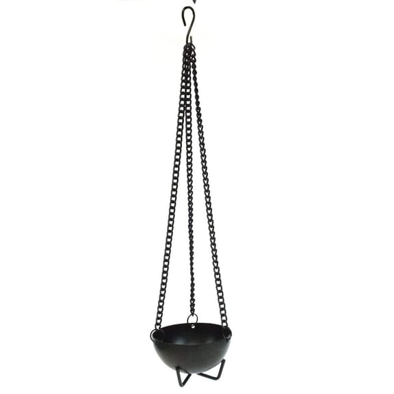 Burner - Hanging Black Cauldron Small