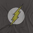 thumbnail image 2 of DC Flash Flash Little Logos Women's T Shirt, Charcoal, Medium, 2 of 6