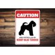 thumbnail image 1 of Señal de advertencia para perros Kerry Blue Terrier, señal de advertencia para perros, señal de advertencia para perros amantes de Kerry Blue, señal de advertencia para perros con motivo de la puerta, 1 of 4