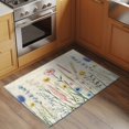 thumbnail image 3 of Spring Floral Area Rugs 2x3 for Living Room, Summer Farmhouse Vintage Botanical Non Slip Washable Rug Runner, Low Pile Indoor Floor Carpet Mat Bathroom Rugs for Bedroom, Kids Room, 3 of 9