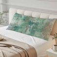 thumbnail image 4 of Teal Blue Boho Body Pillow Covers 20"x60", Vintage Ethnic Tribe Abstract Art Soft Brushed Microfiber Breathable Throw Pillow Covers, Pillowcase with Zipper for Couch Sofa Bedroom Living Room, 4 of 9