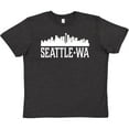 thumbnail image 3 of Inktastic Seattle Washington Skyline WA Cities Youth T-Shirt, 3 of 5