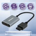 thumbnail image 2 of Adaptador 720P Compatible con , AV/SV, Conmutación Automática con Relación de Aspecto 4:3/16:9 para Consolas N64/SNES/SFC/, Convertidor HDTV., 2 of 5