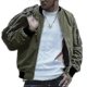 thumbnail image 4 of Men's Jackets-windproof Bomber Jacket Full Zip Coats Outwear, 4 of 5