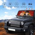 thumbnail image 4 of Magic And Muscles Car Windshield Sun Shades, Front Windshield Sun Shade For Car Truck Suv, Foldable Sun Visor, Hardened Reflector Shield Cover, Keeps Your Vehicle Cool, 4 of 9