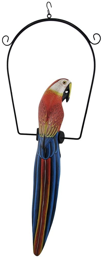 macaw parrot statue