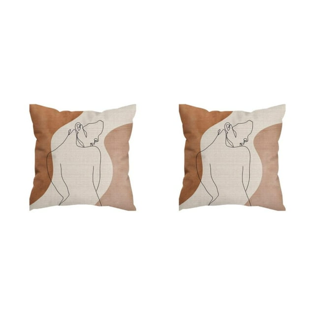 Baohd Home Decoration With Cushion Cover Easy To Clean And Soft Soft Durable Polyester Throw Pillows Cover Pillow Cover W0134-7 2Set